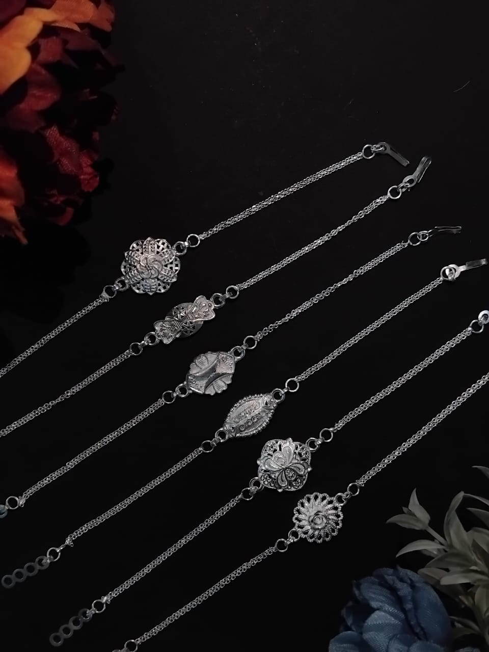 Unique Design Silver Color Rakhi For Everyone