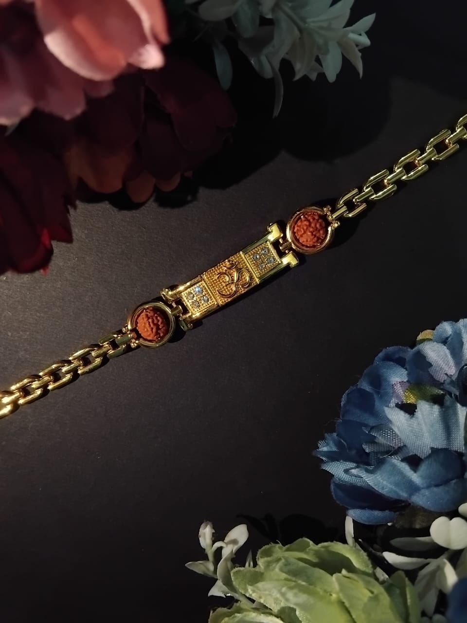 Single Golden Color Rakhi For Brother