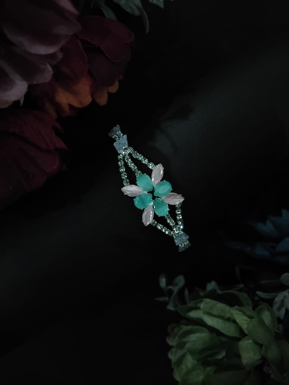 Silver Multicolor Rakhi For Brother