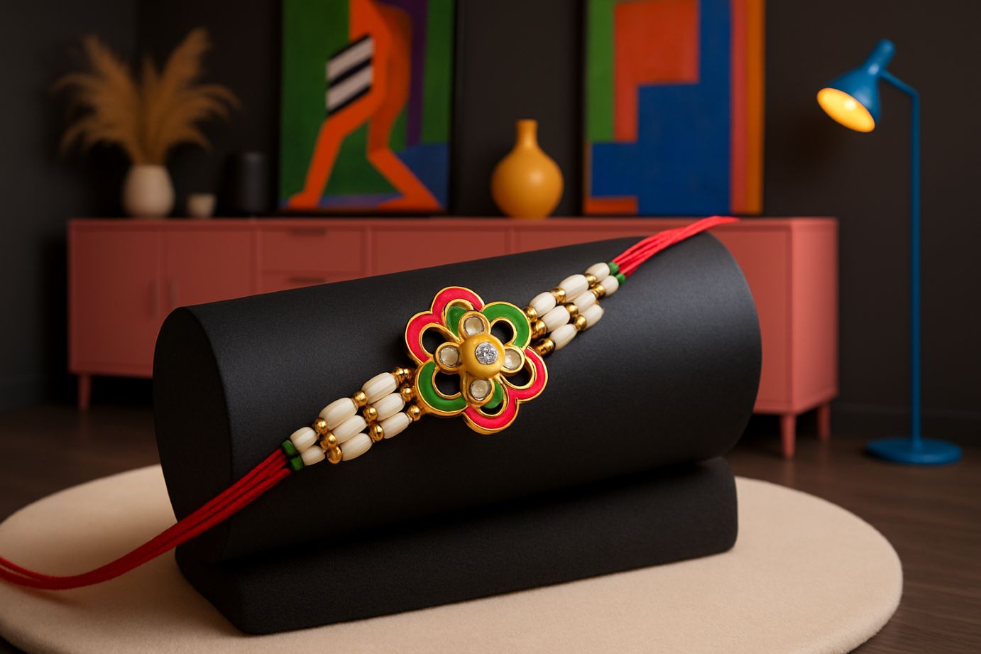 Single Unique Hand Made Design Rakhi