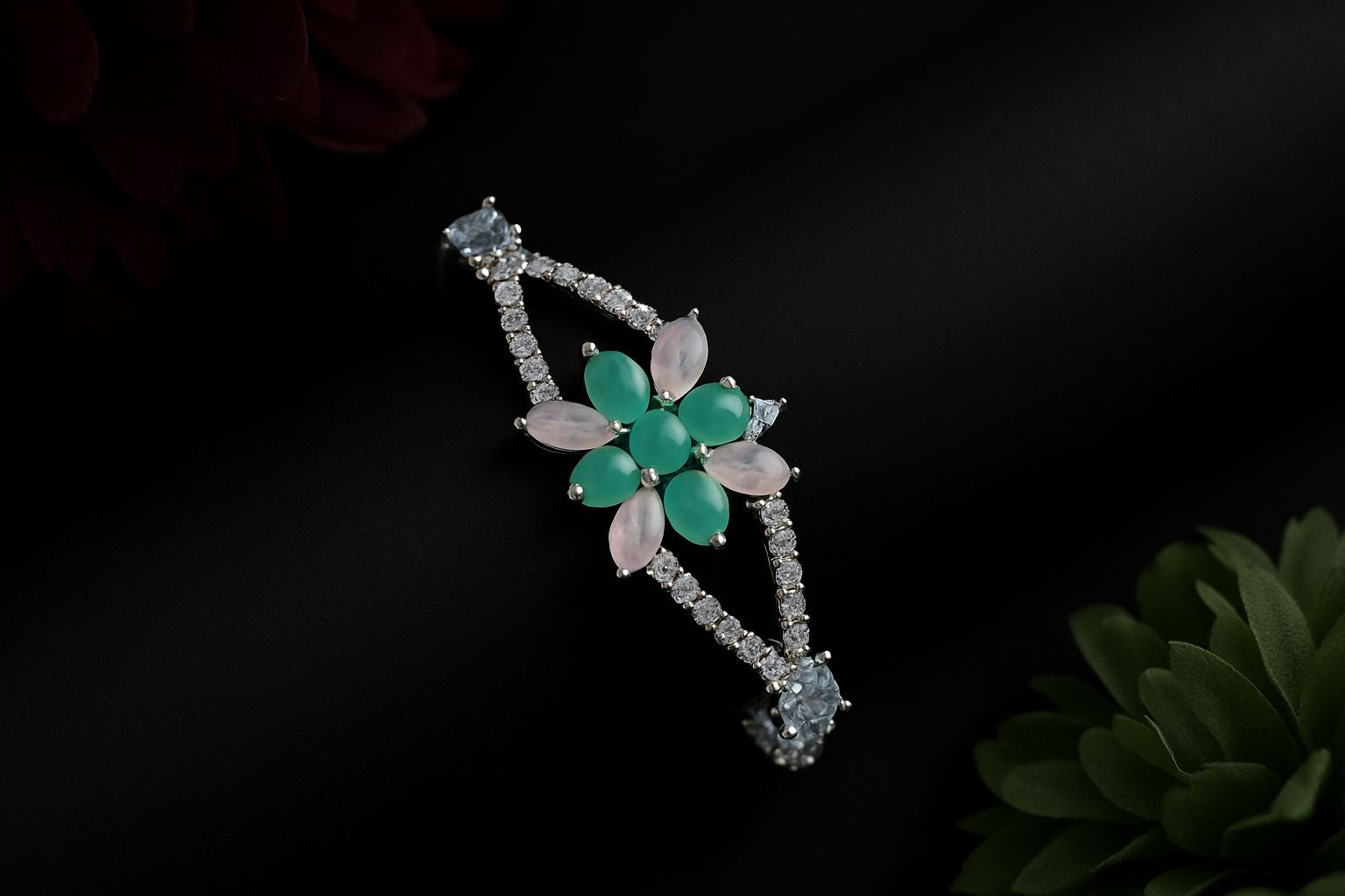 Silver Multicolor Rakhi For Brother