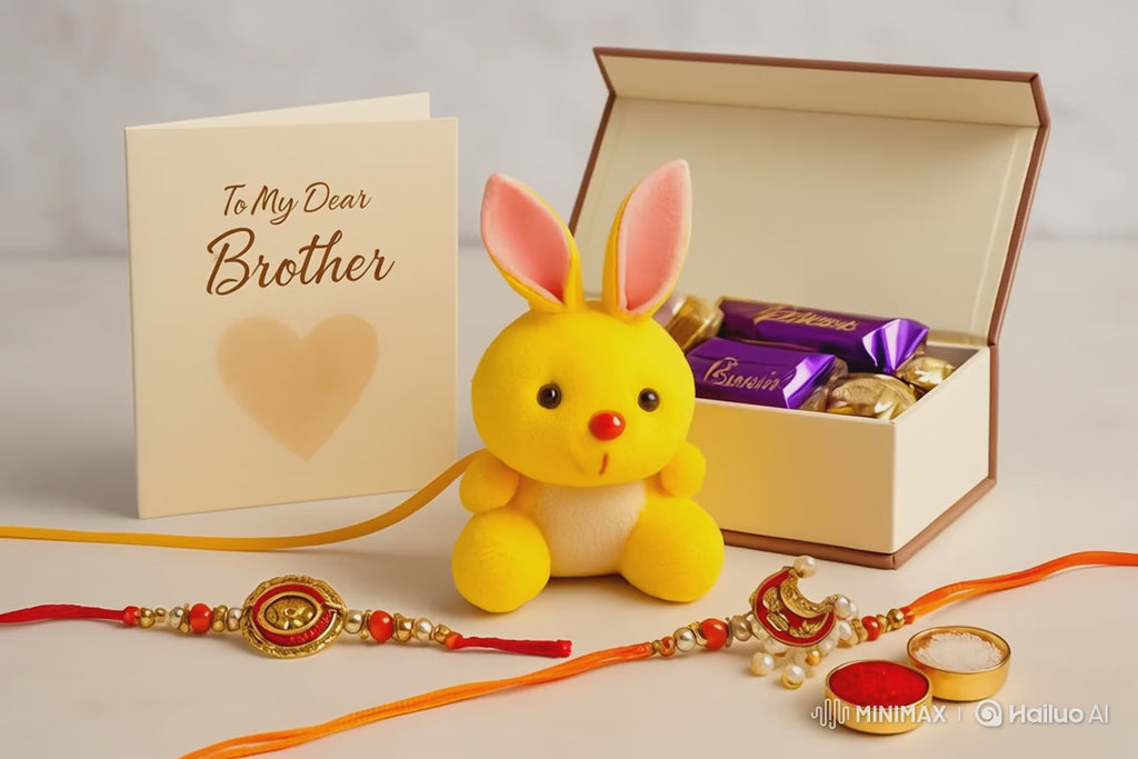 BUTTON CRYP Kids Rakhi – Yellow color की प्यारी राखी बच्चों के लिए | रक्षाबंधन 2025