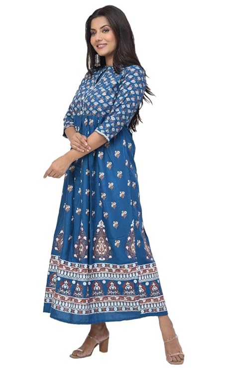 BUTTON CRYP Single Women Kurti - Blue Colour |Stylish, Comfortable & Trendy Kurti
